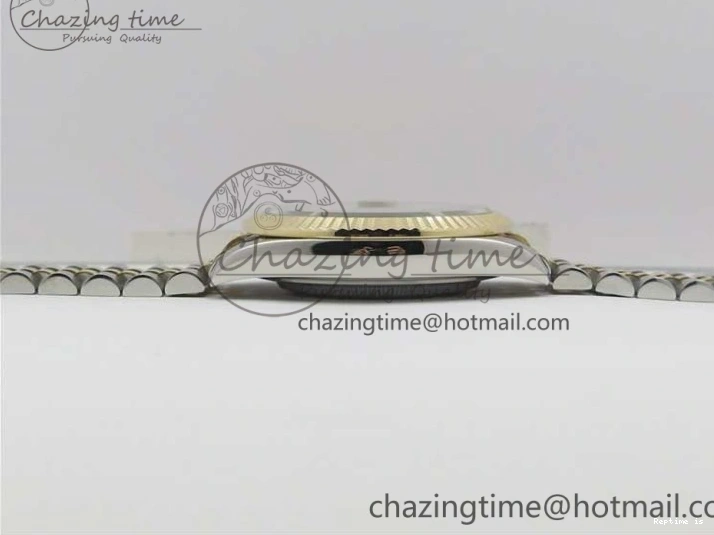 1219 DateJust 41 126333 SS YG Wrapped WWF Best Edition Gray Roman Makers Dial on SS YG Wrapped Jubilee Bracelet A Sporty 3127